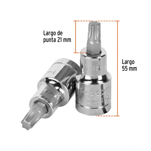 DADO TORX 1/2 T-45