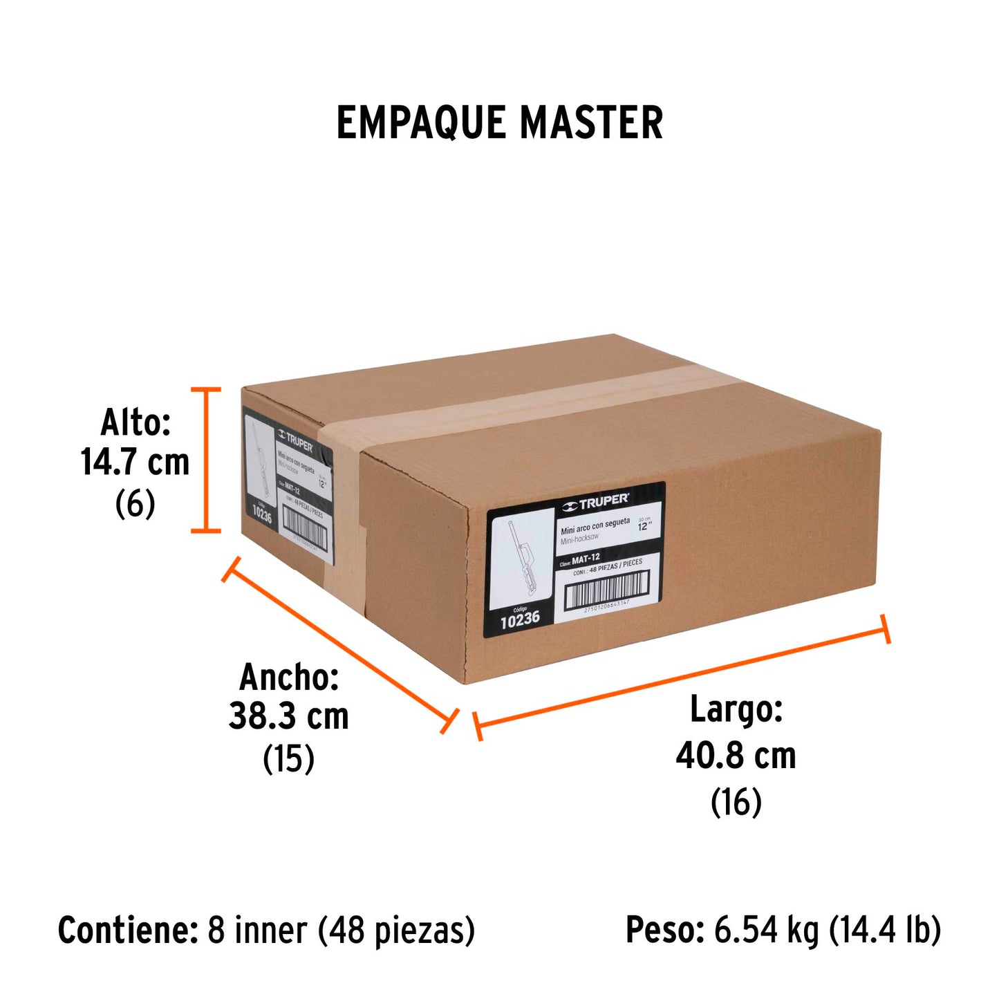 Mini Arco 12" de Aluminio para Segueta, Truper