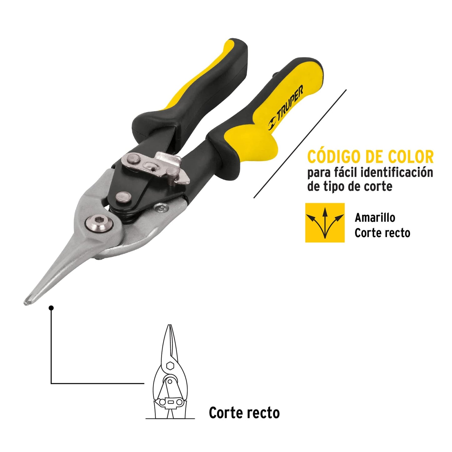 TIJERA AVIACION CORTE RECTO