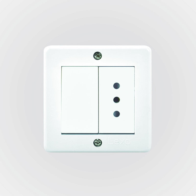 INTERRUPTOR SP 9/12+TOMA CORRIENTE 10A