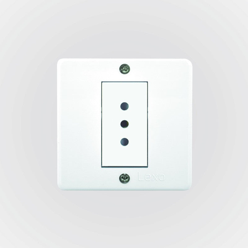 TOMA CORRIENTE SP SIMPLE 10A 250V BLANCO