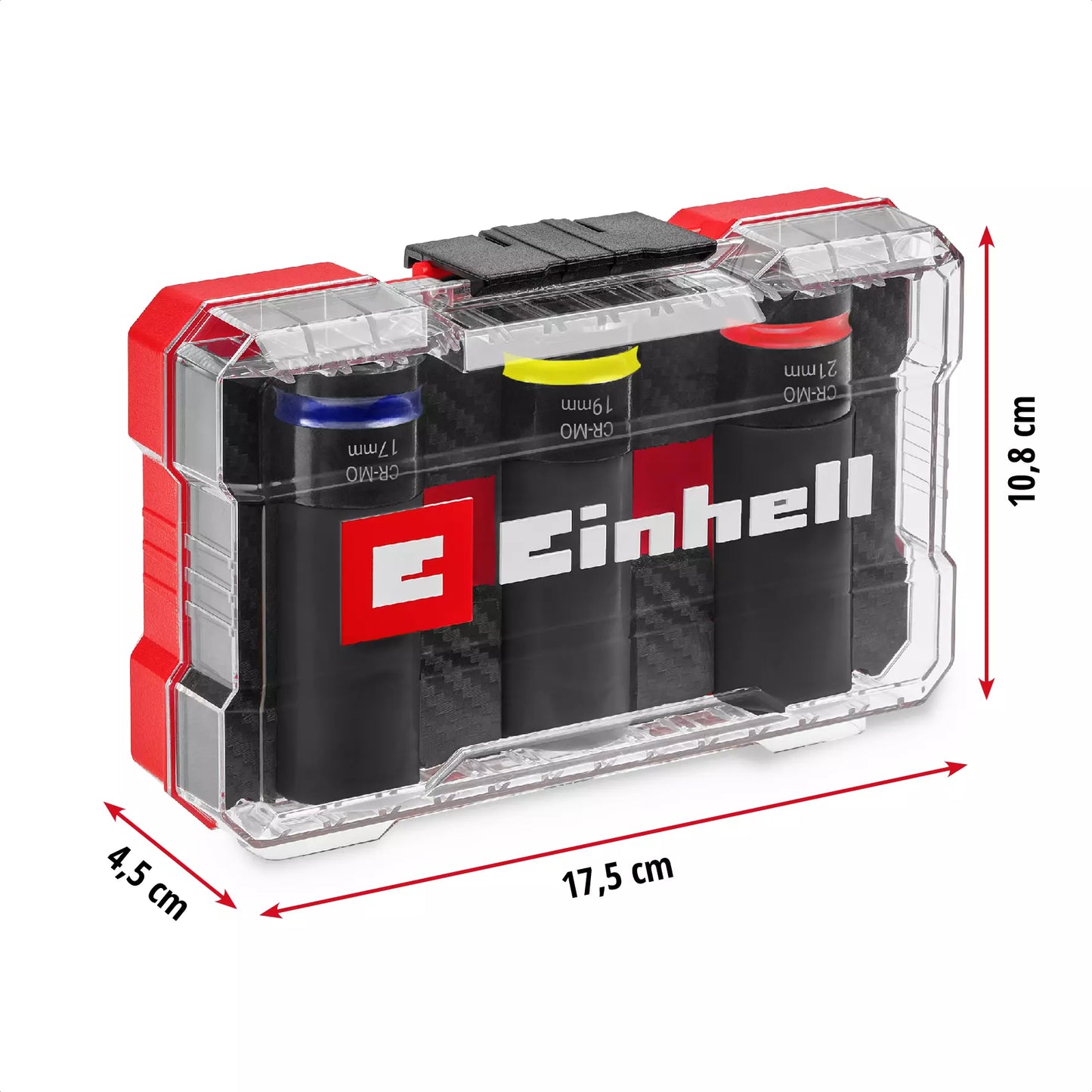 Einhell Set de puntas M-CASE, 3-pc. Automotive Impact Socket Set