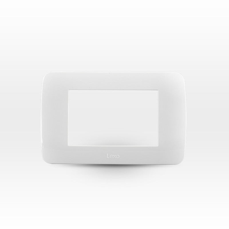 PLACA TRIPLE COLOR BLANCO