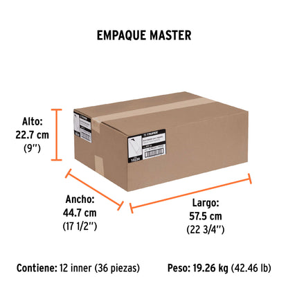 Arco 12" Profesional Tubular de Acero para Segueta, Truper