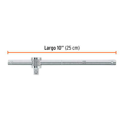 Barra Corrediza para Dados Cuadro 1/2", Truper