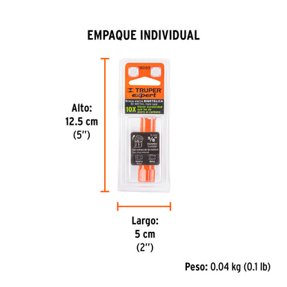 Brocasierra Bimetálica 5/8", Truper Expert