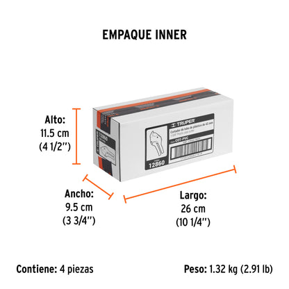 Cortador de Tubo Plástico, Corte 1-5/8" (41 Mm), Truper