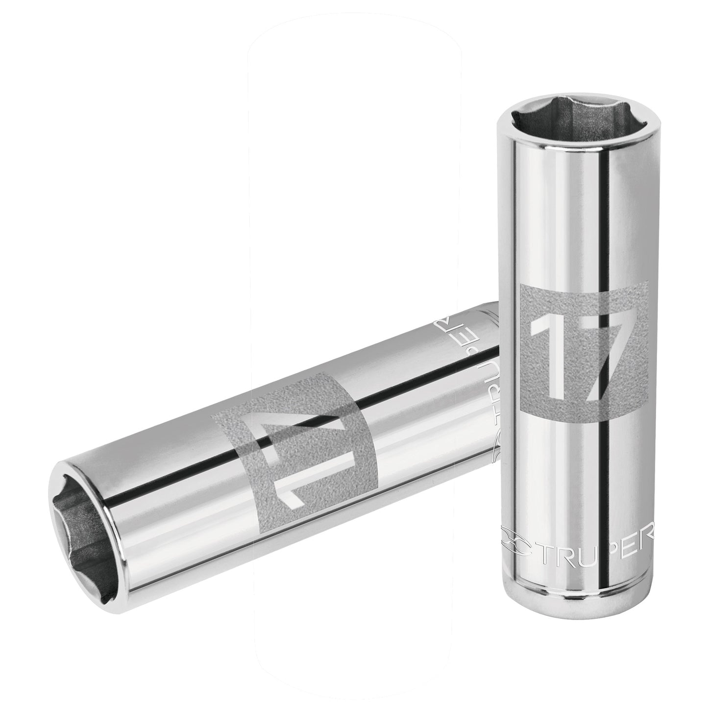 Dado Largo de 17 Mm, 6 Puntas, Cuadro 1/2", Truper
