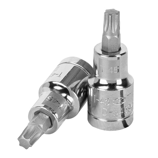 Dado Punta Torx T-45, Cuadro 1/2", Truper