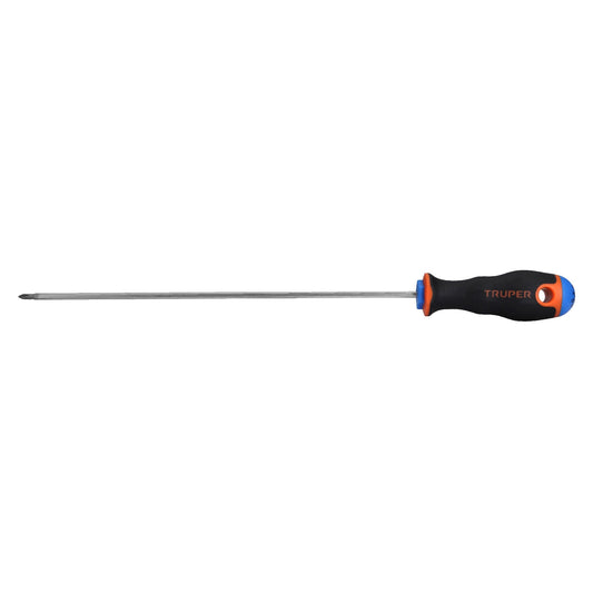 Desarmador de Cruz 1/8" X 8" Mango Comfort Grip, Truper