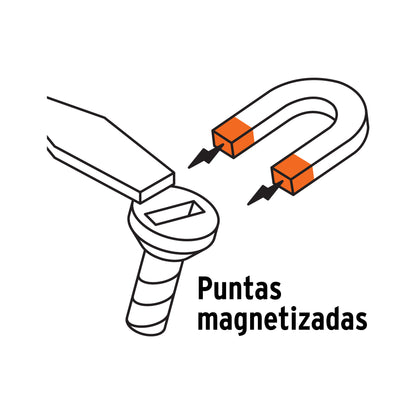 Desarmador Plano 1/4" X 1-1/2" Mango Comfort Grip, Truper