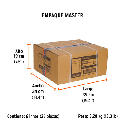 Escuadra 8" para Carpintero con Mango 100% de Aluminio