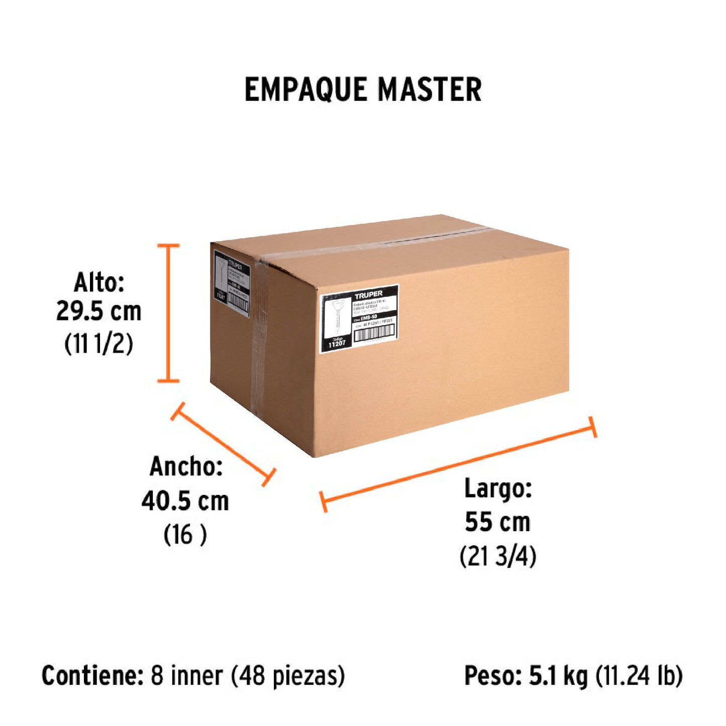 Embudo Plástico 500 Ml, Cuello Flexible con Filtro, Truper