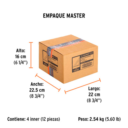 Escuadra 7" de Aluminio para Muros de Yeso, Truper