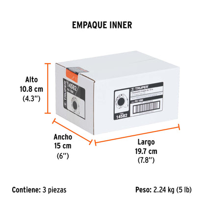 Flexómetro Gripper Contra Impactos 10 M Cinta 32 Mm, Truper