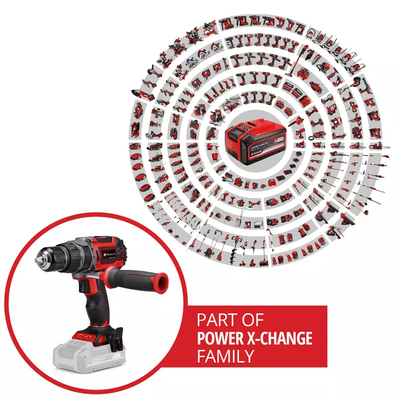 Einhell Taladro de impacto inalámbrico TP-CD 18/60 Li-i BL Solo