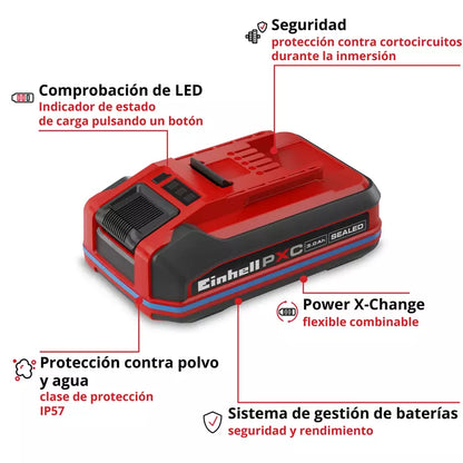 Einhell Batería PXC+ 18V 3,0Ah SEALED