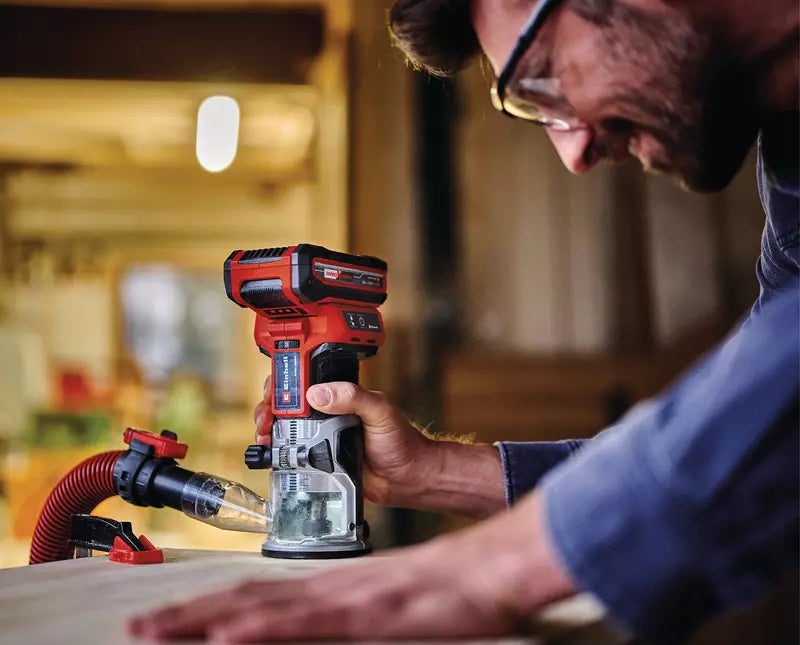 Einhell Fresadora de mano inalámbrica TP-ET 18 Li BL - Solo