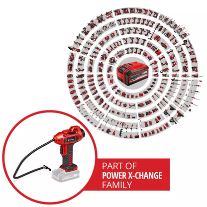 Einhell Compresor de aire inálambrico para automóvil CE-CC 18 Li-Solo