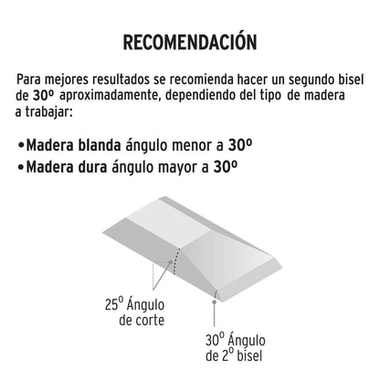 Formón 1" Mango Comfort Grip, Truper