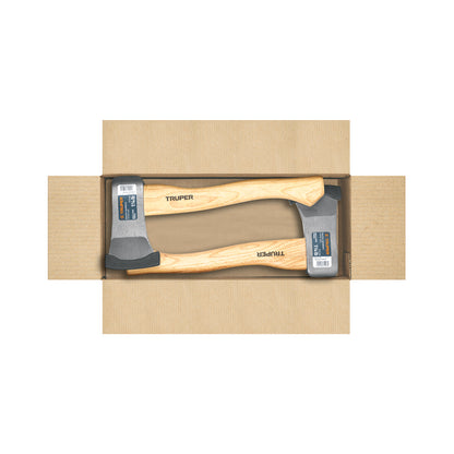 Hacha Cazadora 1-1/4 Lb, Mango Hickory 14", Truper