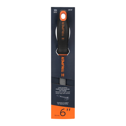 Lima Escofina 6" con Mango Comfort Grip, Truper