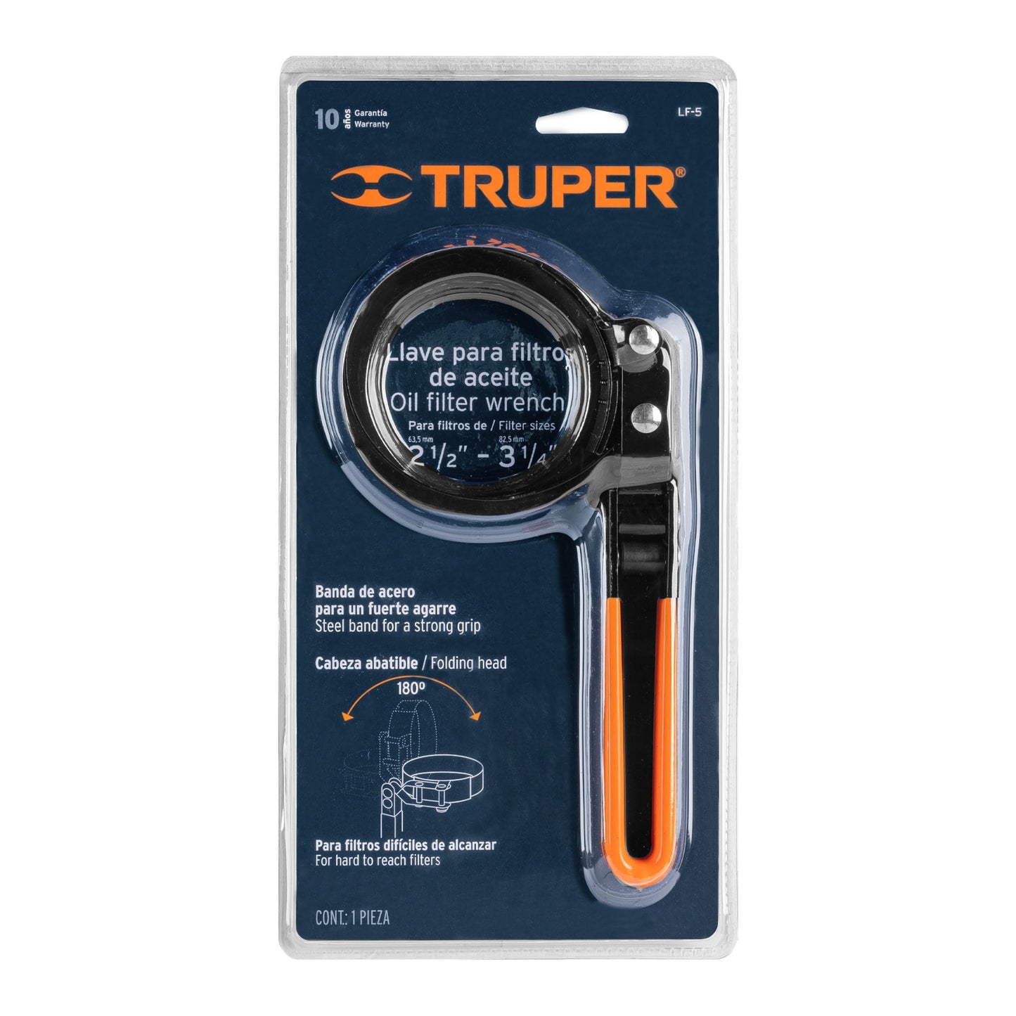 Llave de Banda Metálica 2-1/2" A3-1/4" para Filtro de Aceite
