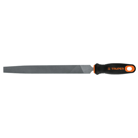 Lima Plana Muza 10" con Mango Comfort Grip, Truper