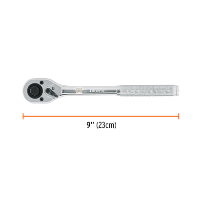 Matraca Cuadro 1/2" Cabeza de Pera de Liberación Rápida