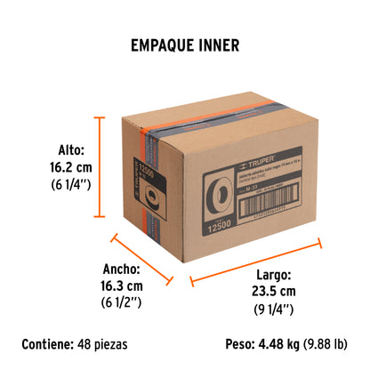 Cinta de Aislar de 18 M X 19 Mm, Negra, Truper