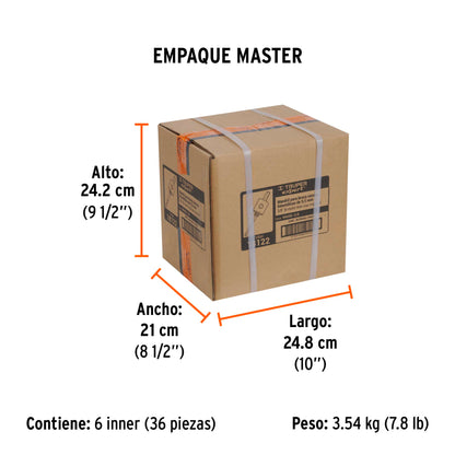 Mandril Zanco 3/8" para Brocasierras Bimetálicas, Expert