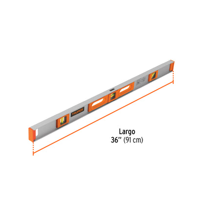 Nivel Profesional de 36" con Protección de Abs, Truper