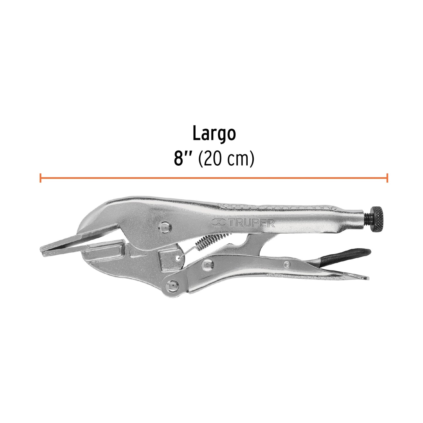 Pinza de Presión 8" Hojalatera, Truper