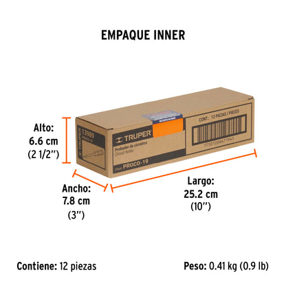 Probador de Circuitos de Corriente Alterna 19 Cm, Truper