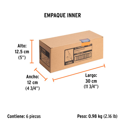 Probador de Circuitos de Corriente Directa 20 Cm, C/caimán