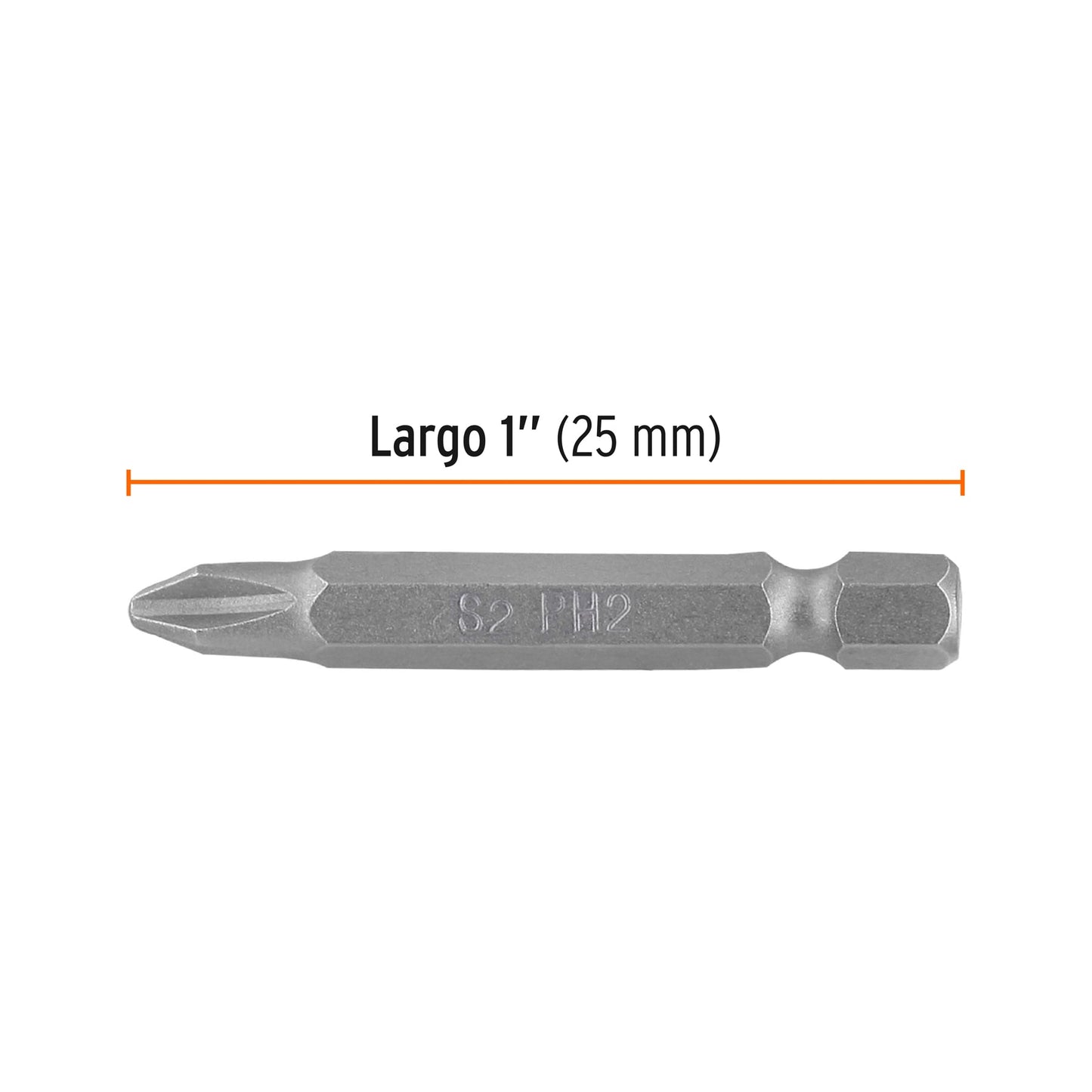 Estuche con 5 Puntas de Cruz Ph2 Largo 2", Truper Expert