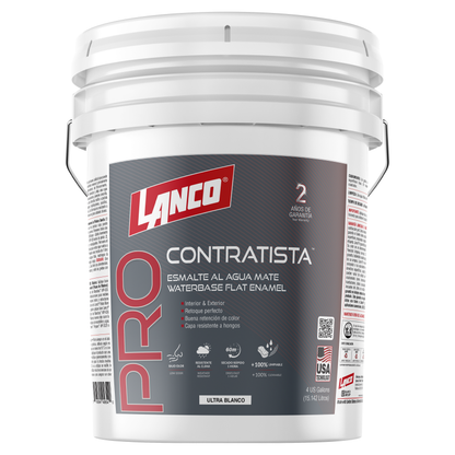 Lanco Esmalte Al Agua Pro Contratista
