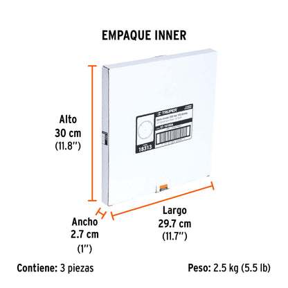 Disco Sierra 10" para Aluminio, 100 Dientes Centro 5/8"
