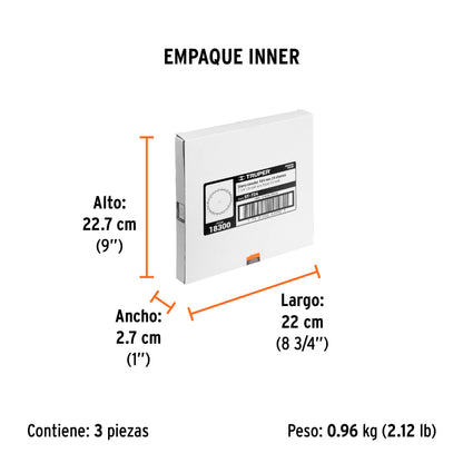 Disco Sierra 7- 1/4" para Madera, 24 Dientes Centro 5/8"
