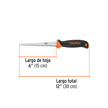 Serrucho de 6" para Plafón y Muros de Yeso, Truper