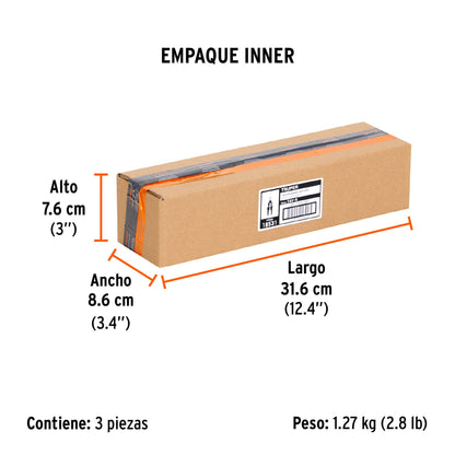 Tijera de Aviación 10" Corte Recto, Truper