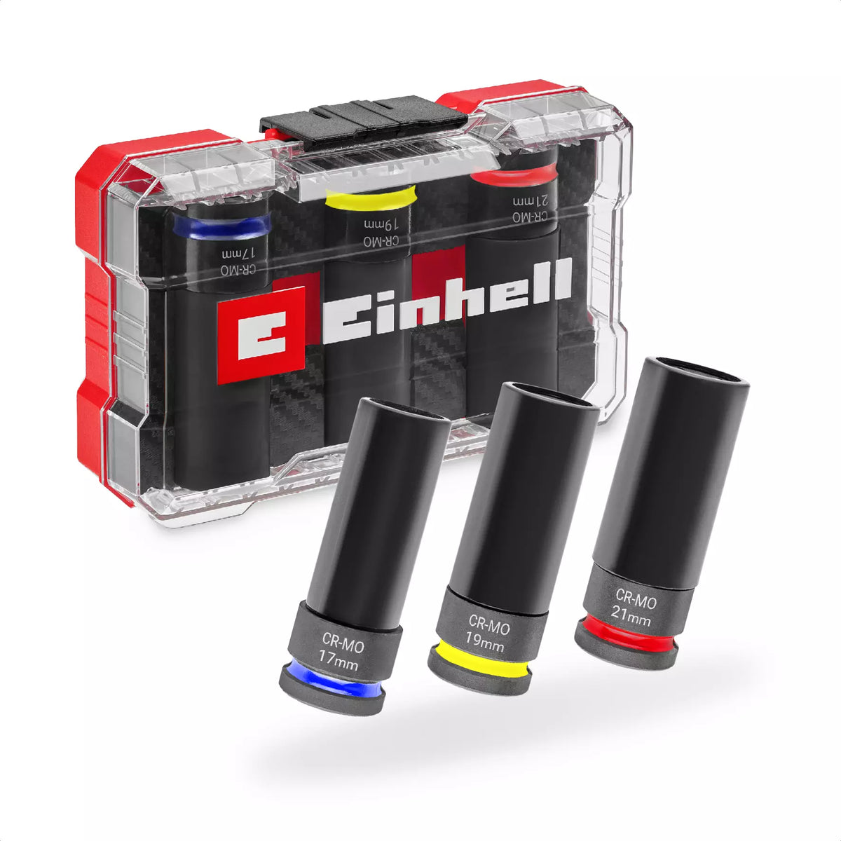 Einhell Set de puntas M-CASE, 3-pc. Automotive Impact Socket Set